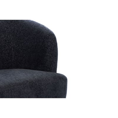 Fauteuil de salon en velours chiné - ELVA AMADEUS