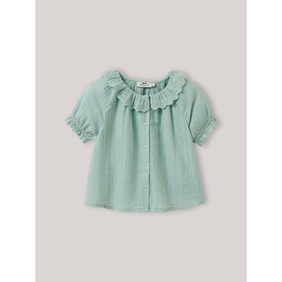 Chemise en gaze en coton biologique CYRILLUS