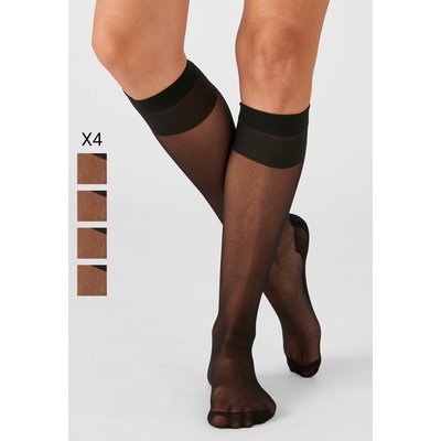 Paires de mi-bas mousse 20d - Lot de 4 DAMART
