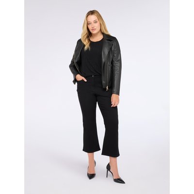 Encolure ras du cou, tulle, strass et manches courtes kimono FIORELLA RUBINO