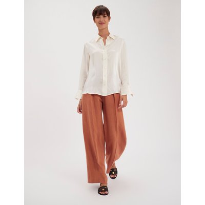 Chemise Maureen pêche satinée INES DE LA FRESSANGE PARIS