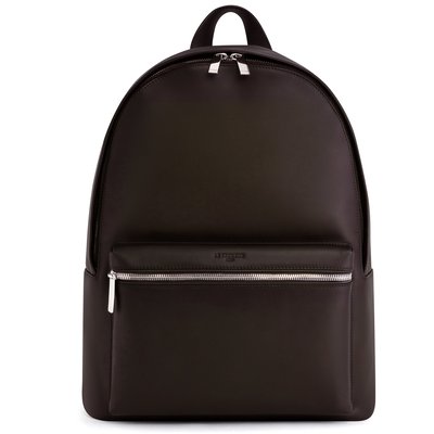 Sac à dos zippé Albert en cuir lisse LE TANNEUR