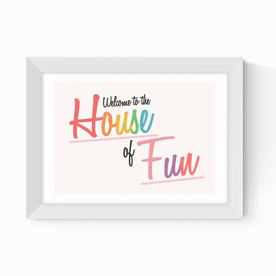 House of Fun Print EAST END PRINTS