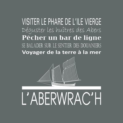 Tableau Mural Laber-wrac'h RÉGIONALISME CEANOTHE