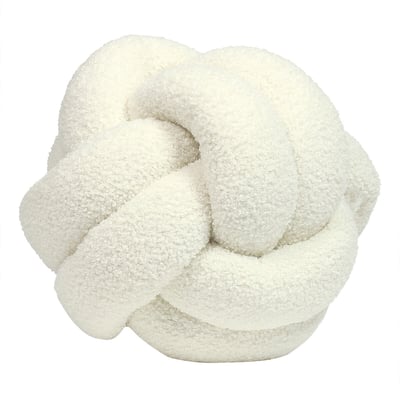 Boucle Knot Fleece Cushion FURN.