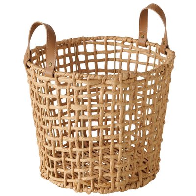 Panier tressé décoratif 30x30x25cm WADIGA