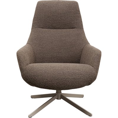 Fauteuil pivotant en polyester bouclé, MIMI KARE DESIGN