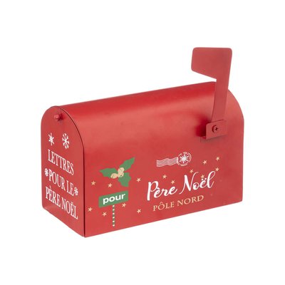 Boîte aux lettres de Noël en métal ATMOSPHERA