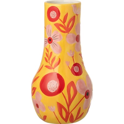 Vase fleuri en poterie RECOLLECTION