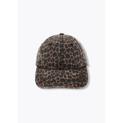 Casquette en toile léopard PROMOD