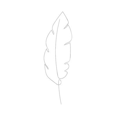Tableau plume en croquis HEXOA