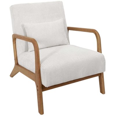 Fauteuil détente en velours côtelé Scott CMP