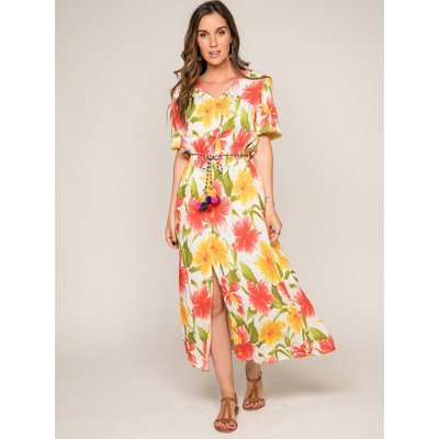 Robe Longue Fleurie Itea DONA LISA