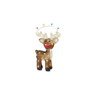 Cerf de Noël avec LED pour extérieur KAEMINGK