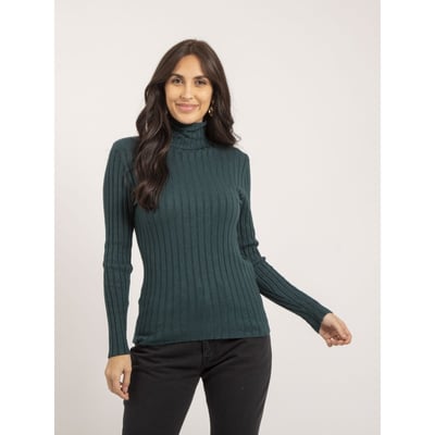 Pull Col Roulé Côtelé Kitchie DONA LISA