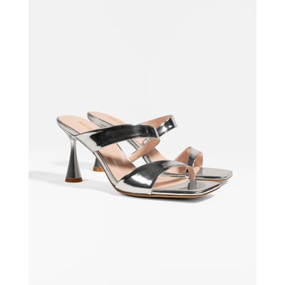 Mules à bout carré et brides asymétriques TARA MI MAI