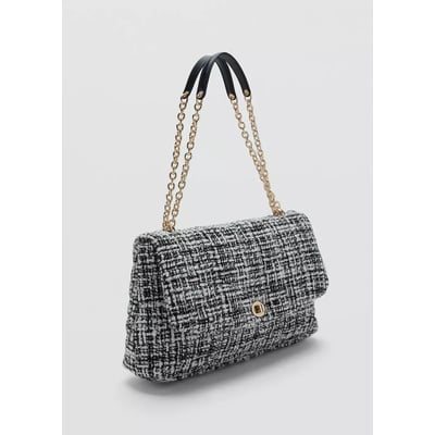 Grand sac en tweed MANGO