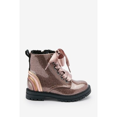 Bottines Lacées À Doublure Chaude NEXT