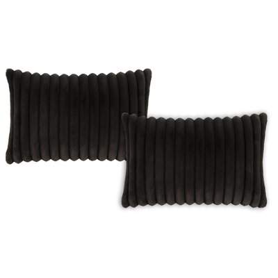 Housses de coussin velours cotelé RAYA -Lot de 2 MAGMA HEIMTEX
