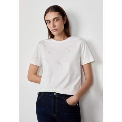 T-shirt manches courtes en coton détails cœur GABIN ETAM