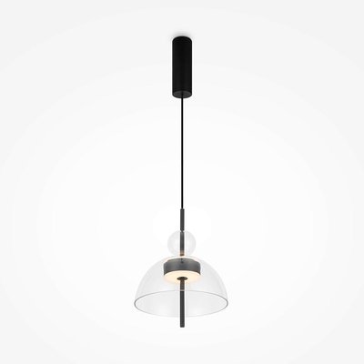 Suspension LED moderne - verre silhouette ronde NORA PIER IMPORT