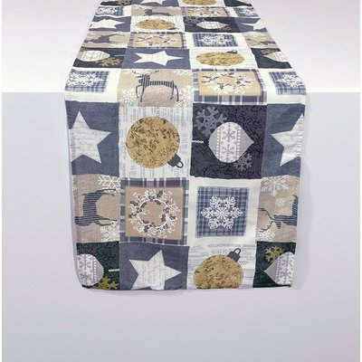 Chemin de table de NOËL RUSTIC NAF NAF HOME