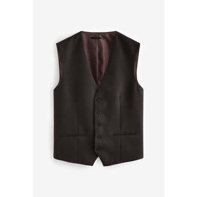 Costume texturé  gilet coupe classique NEXT