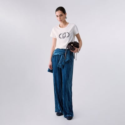 T-shirt avec logo monogramme LIU JO