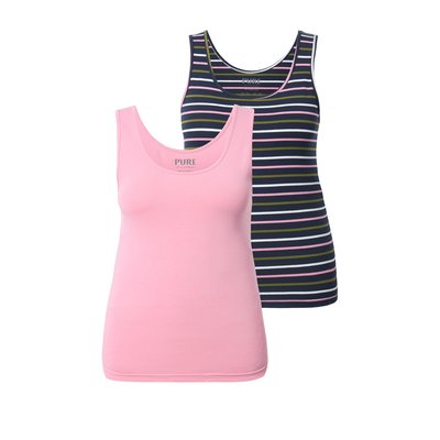 Maillots de corps en coton bio. Décolleté ULLA POPKEN