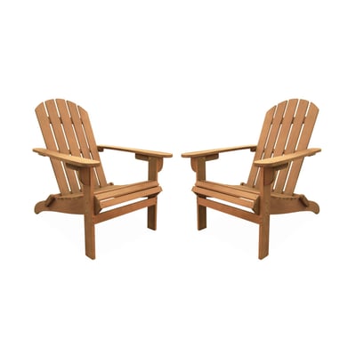 Fauteuil de jardin bois d'eucalyptus (lot de 2) ADIRONDACK SALAMANCA X2 SWEEEK