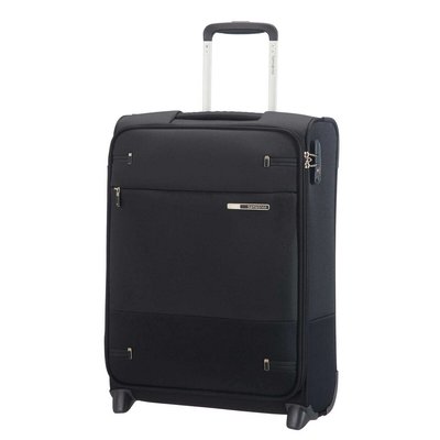 Mala de cabine Base Boost, 55 cm, com 2 rodas, preta, da Samsonite SAMSONITE