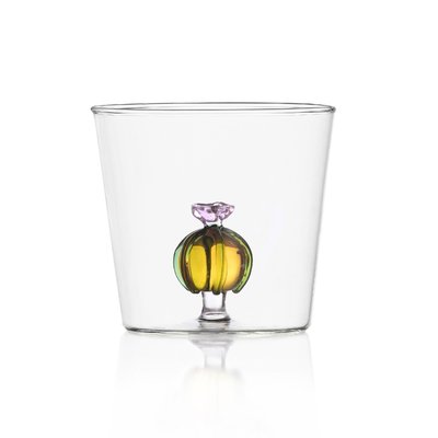 Verre Tumbler Cactus Pink Flower ICHENDORF