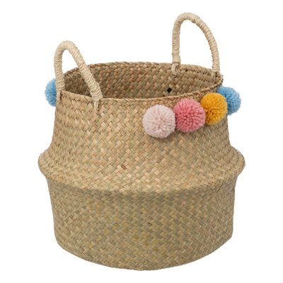 Panier enfant pompons BULDA ATMOSPHERA
