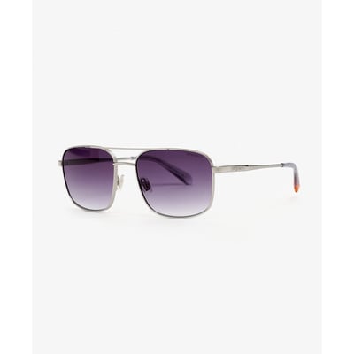 Lunettes de soleil aviateur carrées en métal SUPERDRY