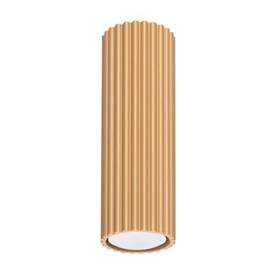 Plafonnier Aluminium Doré GU10 1 Karbon 20 EDEN