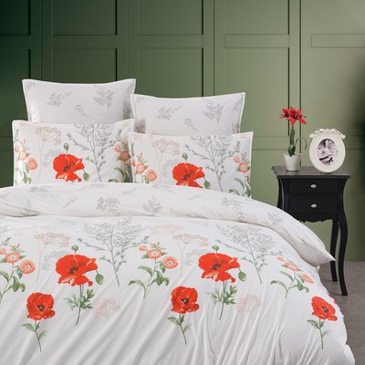 Housse de couette percale de coton AURORE SENSEI MAISON