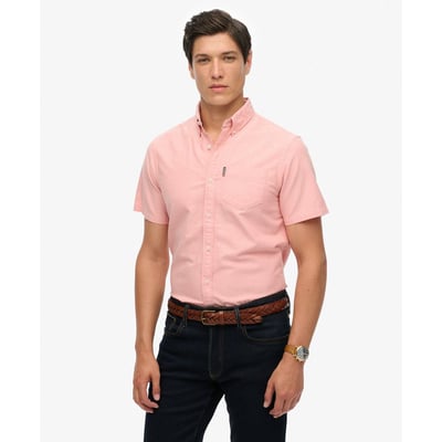 Chemise Oxford Manches Courtes Coupe Classique SUPERDRY