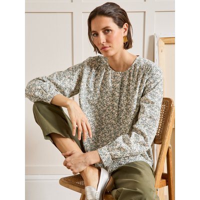 Blouse coton dobby imprimé Olivia CYRILLUS