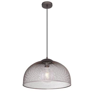 Suspension en métal tressé design vintage MONIGA GLOBO LIGHTING