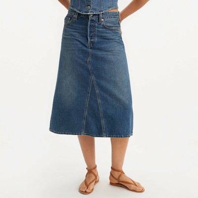 Jupe en jeans La Redoute