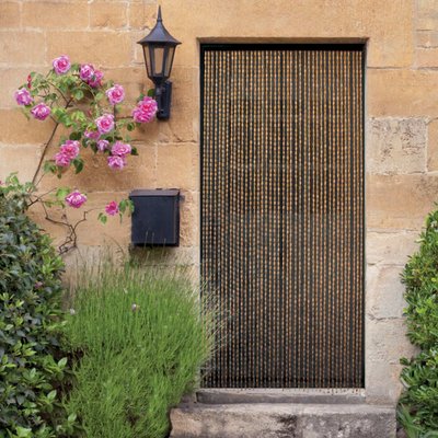 Rideau de perles en bois et bambou HOME MAISON