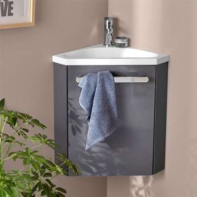 Meuble lave-mains d'angle SKINO MOB IN