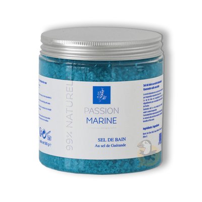 Sel de bain au sel de guérande PASSION MARINE