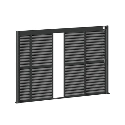 Persienne coulissante pour pergola bioclimatique EVORA HESPERIDE