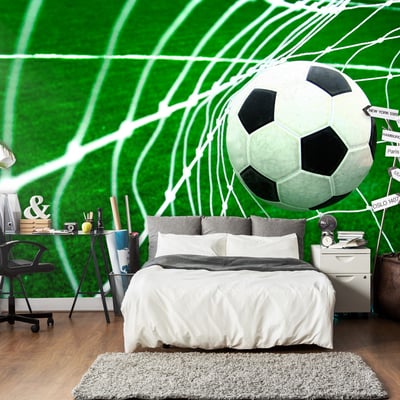 Papier peint intissé panoramique Hobby Goal ! EDEN