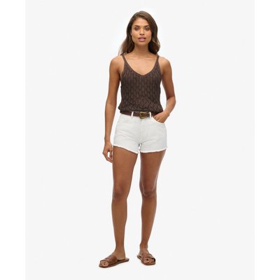 Short en jean taille haute SUPERDRY