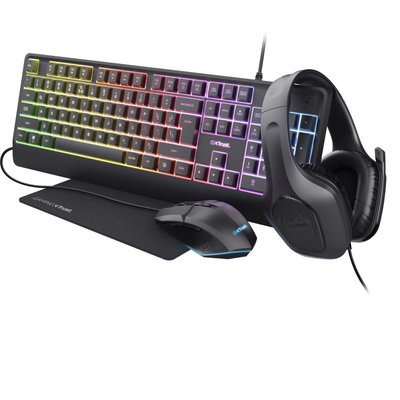 Clavier gamer sans fil Pack gaming QUADROX TRUST