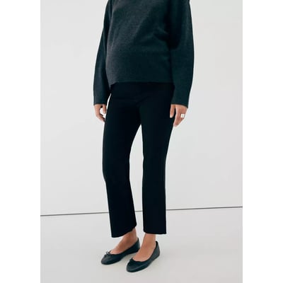 Jean de grossesse flare crop MANGO