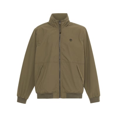 Blouson manches longues beige uni avec une coupe droite et un col à capuche TIMBERLAND