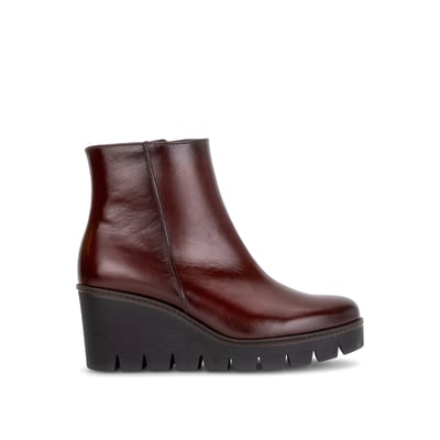 Bottines en cuir à talon compensé GABOR
